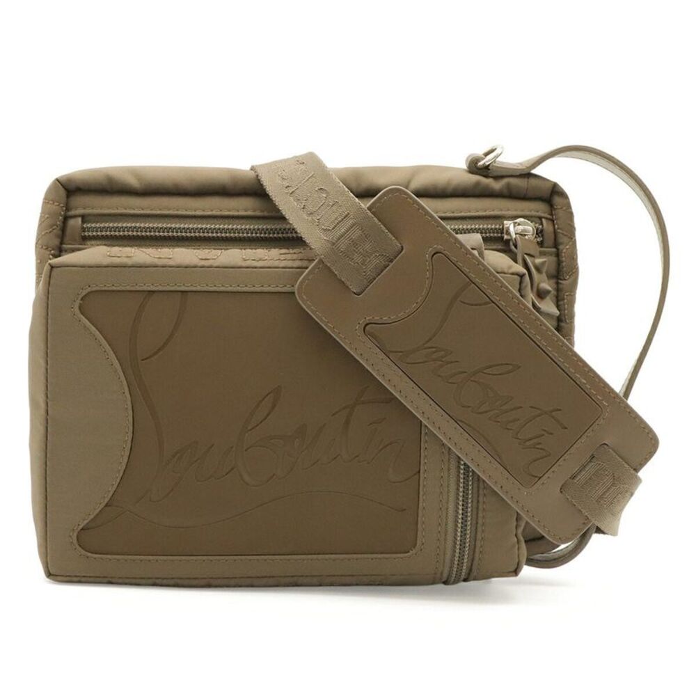 Christian Louboutin Nylon Shoulder Crossbody Bag